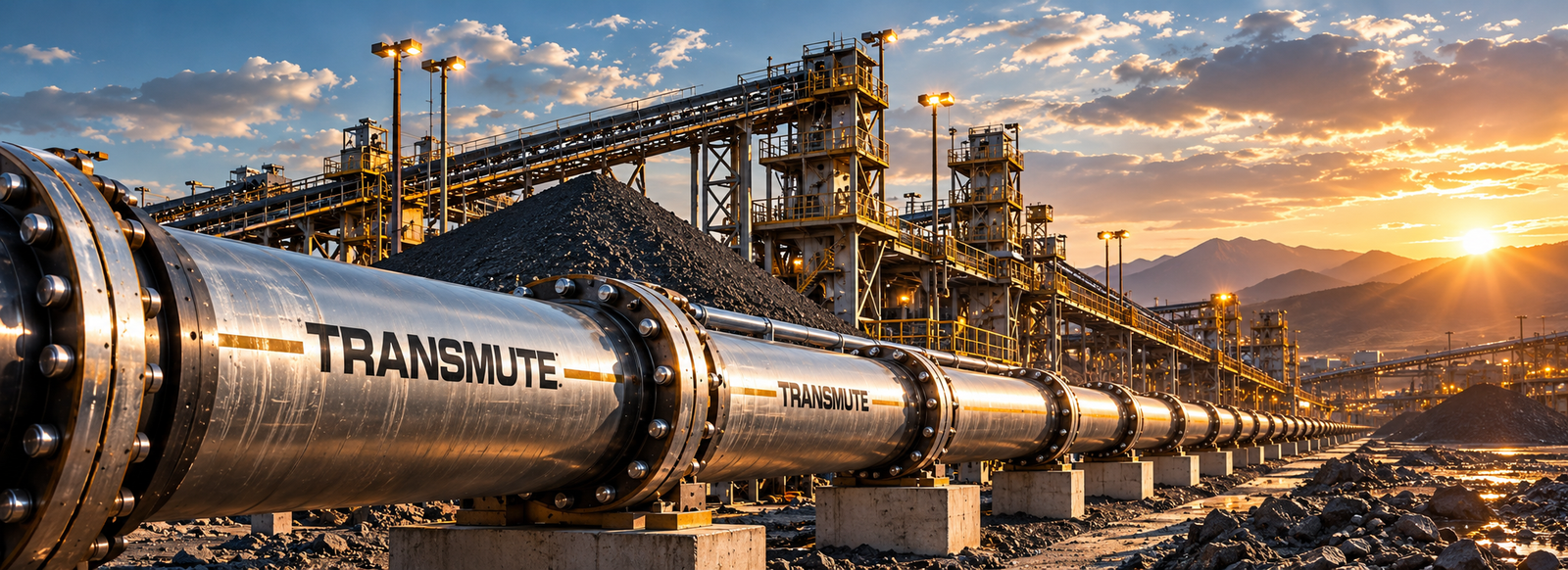 Transmute steel pipeline