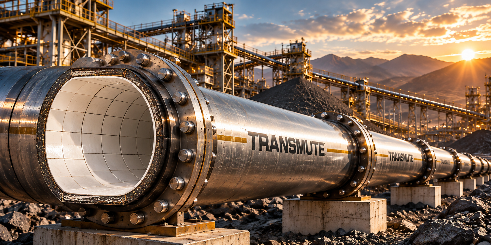 TRANSMUTE CERAMIC-LINED STEEL PIPE